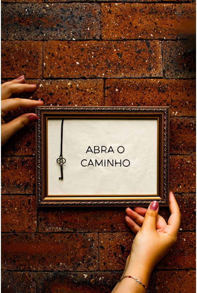 Quadro Decorativo Abra o Caminho Mimo Galeria -4- Quadro Decorativo Abra o Caminho Mimo Galeria -4-